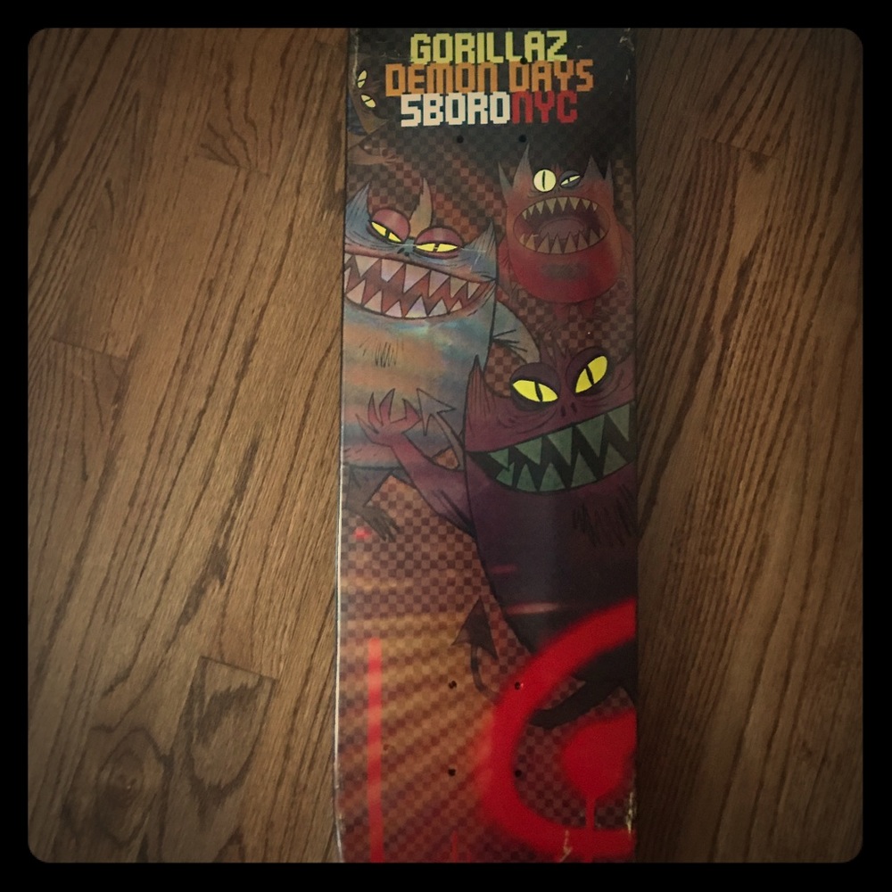 Gorillaz Demon Days Skateboard Rare Only 500 made